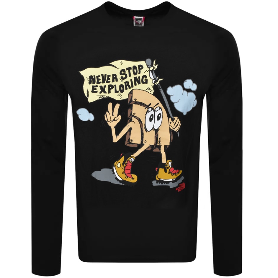 Alternative Image for ProductThe North Face Exploring Logo T Shirt Black1